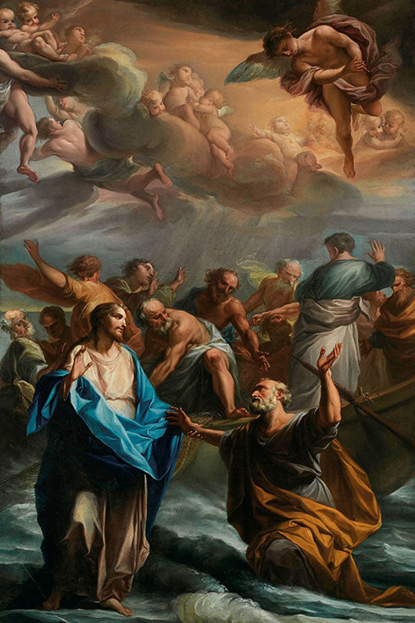 Poster Jesus Cristo e São Pedro - Católicos - Religiosos
