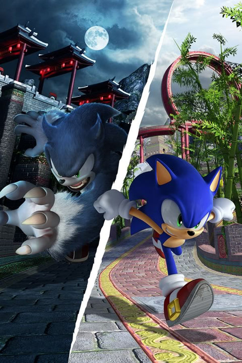 Poster Sonic Unleashed - Games