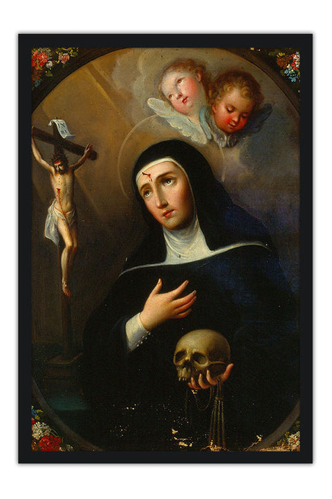 Poster Santa Rita de Cássia - Santos Católicos - Religiosos