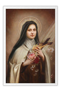 Poster Santa Teresinha de Jesus - Santos Católicos - Religiosos