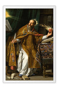 Poster Santo Agostinho - Santos Católicos - Religiosos