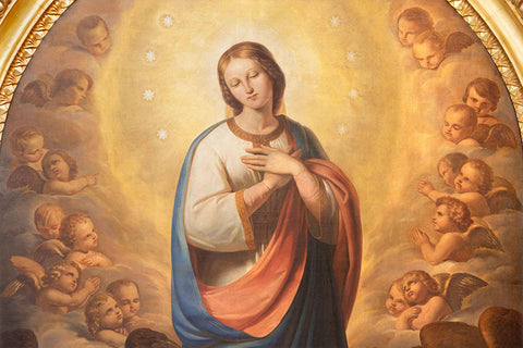 Poster Virgem Maria - Mãe de Deus - Católicos - Religiosos