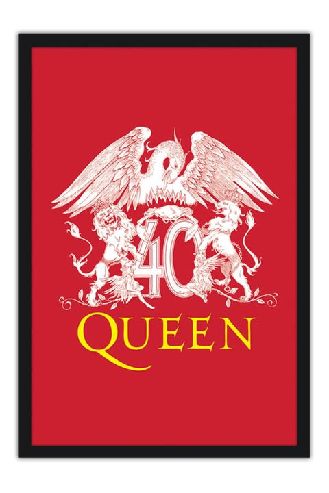 Poster Queen - Freddie Mercury - Bandas de Rock
