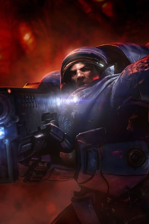 Poster Starcraft II - Games