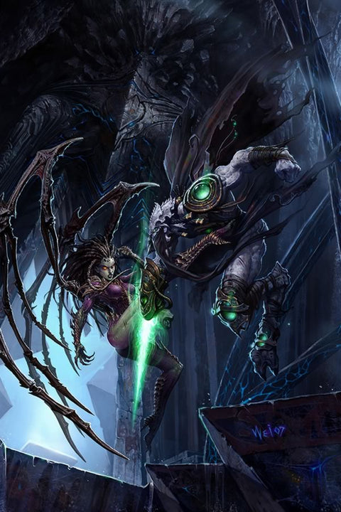 Poster Starcraft II - Games