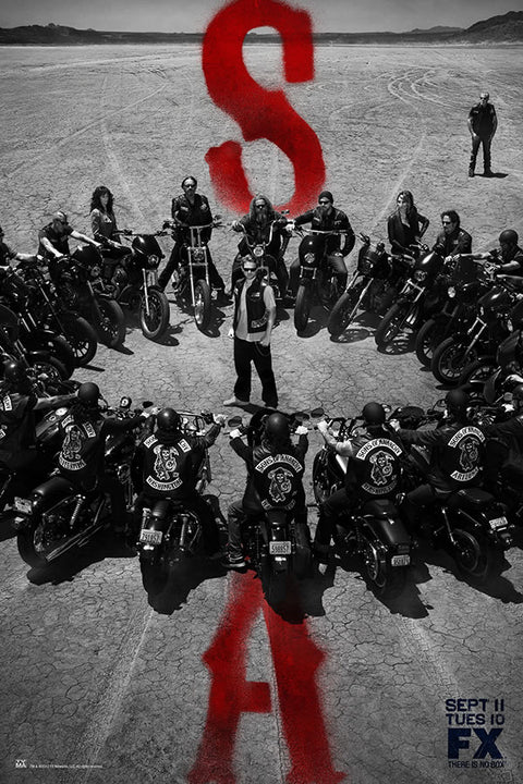 Poster Soa Sons Of Anarchy Filhos Anarquia - Séries