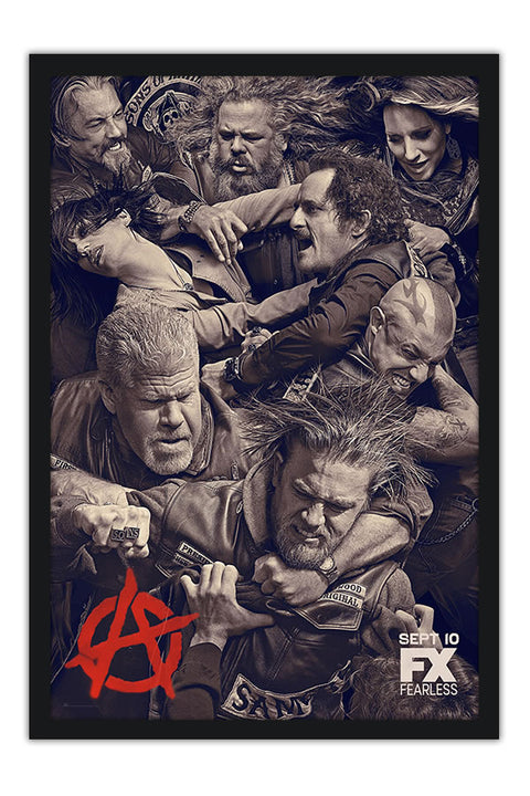 Poster Soa Sons Of Anarchy Filhos Anarquia - Séries