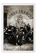 Poster Soa Sons Of Anarchy Filhos Anarquia - Séries