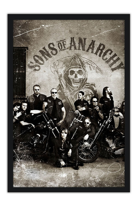 Poster Soa Sons Of Anarchy Filhos Anarquia - Séries