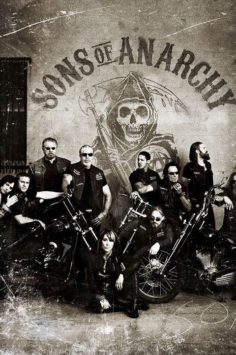 Poster Soa Sons Of Anarchy Filhos Anarquia - Séries