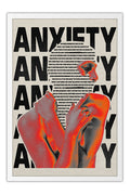 Poster Anxiety - Letreiro Alternativo - Decorativo