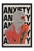 Poster Anxiety - Letreiro Alternativo - Decorativo
