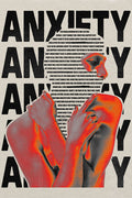 Poster Anxiety - Letreiro Alternativo - Decorativo