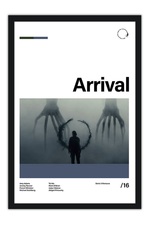 Poster Arrival - A Chegada - Estilo Fotografia Vintage - Filmes