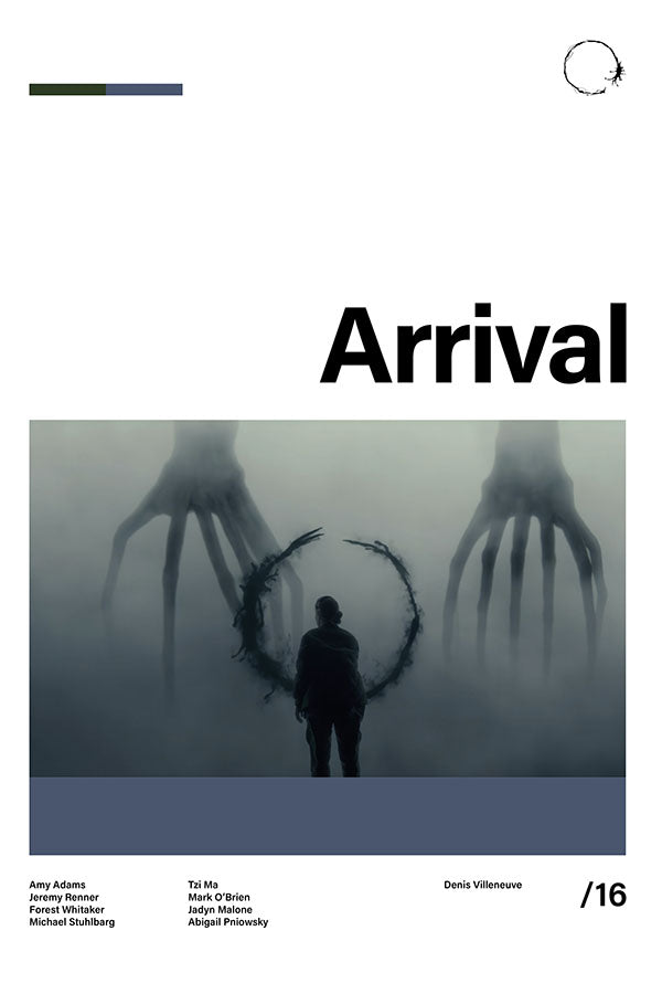 Poster Arrival - A Chegada - Estilo Fotografia Vintage - Filmes