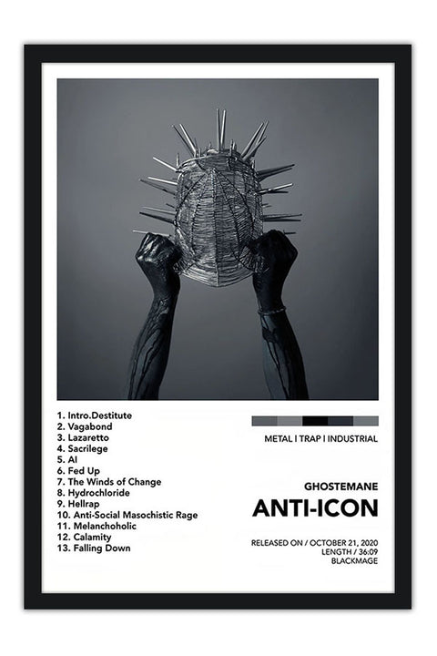 Poster Ghostemane - Anti-Icon - Bandas de Rock
