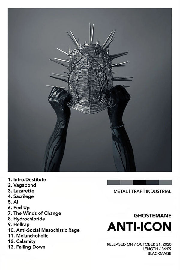 Poster Ghostemane - Anti-Icon - Bandas de Rock