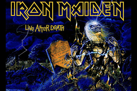 Poster Iron Maiden - Live After Death - Bandas de Rock