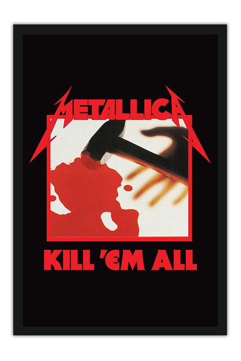 Poster Metallica - Kill ’Em All - Bandas de Rock