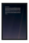 Poster Pálido Ponto Branco - Carl Sagan - Fotografia Espacial / Universo