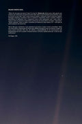 Poster Pálido Ponto Branco - Carl Sagan - Fotografia Espacial / Universo