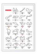 Poster Pistas de Fórmula 1 - Esportes / Automobilismo