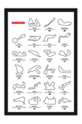 Poster Pistas de Fórmula 1 - Esportes / Automobilismo