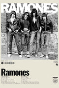 Poster Ramones - Fotografia Vintage - Bandas de Rock