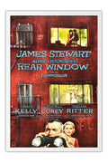 Poster Rear Window - Janela Indiscreta - Vintage - Filmes