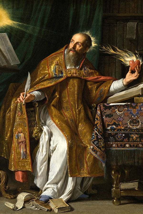 Poster Santo Agostinho - Santos Católicos - Religiosos