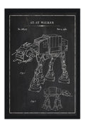 Poster Star Wars - Desenho Técnico AT-AT Walker - Filmes