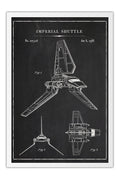 Poster Star Wars - Desenho Técnico Imperial Shuttle - Filmes