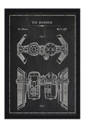 Poster Star Wars - Desenho Técnico Tie Bomber - Filmes