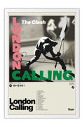 Poster The Clash - London Calling - Estilo Fotografia Vintage - Bandas de Rock