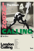 Poster The Clash - London Calling - Estilo Fotografia Vintage - Bandas de Rock