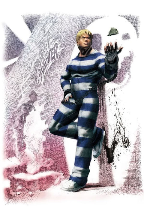 Poster Super Street Fighter - Cody - Games