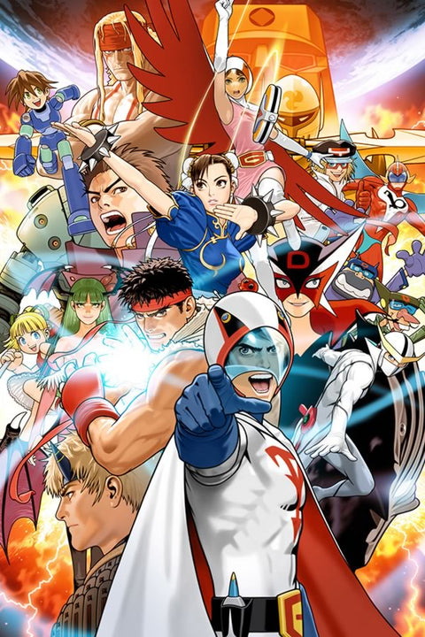 Poster Tatsunoko Vs. Capcom Ultimate All Stars - Games