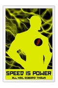 Poster Speed Is Power - The Flash - Comics - Quadrinhos - Hq