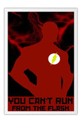 Poster You Can’t Run From The Flash - Comics - Quadrinhos - Hq