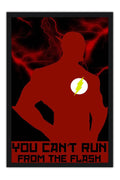 Poster You Can’t Run From The Flash - Comics - Quadrinhos - Hq