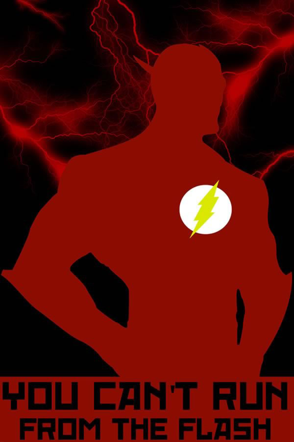 Poster You Can’t Run From The Flash - Comics - Quadrinhos - Hq