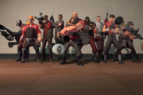 Poster Team Fortress - Games