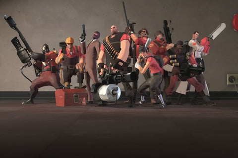 Poster Team Fortress - Games