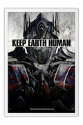 Poster Transformers - Keep Earth Human - Filmes
