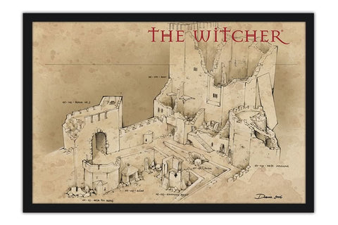 Poster The Witcher - Concept Art - Games