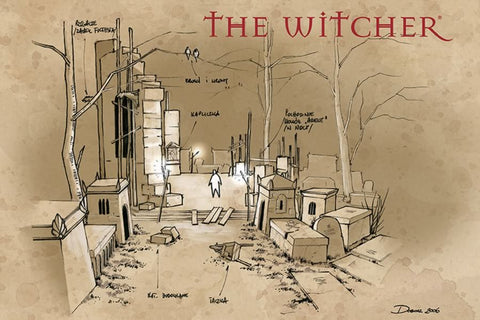 Poster The Witcher - Concept Art - Games