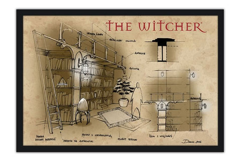 Poster The Witcher - Concept Art - Games