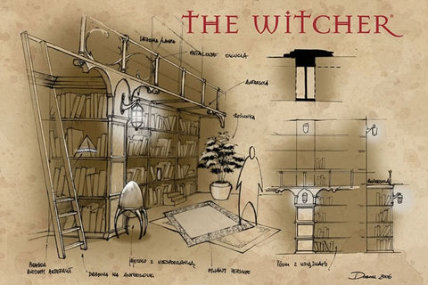 Poster The Witcher - Concept Art - Games