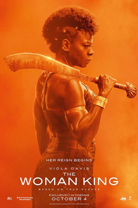 Poster The Woman King - A Mulher Rei - Viola Davis - Filmes