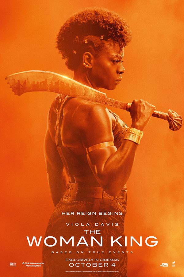 Poster The Woman King - A Mulher Rei - Viola Davis - Filmes